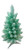 Christmas Tree - Mini Flocked GREEN 60CM