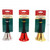 CHRISTMAS BELL SANTA CLAUS HAND BELL ASST - 15cm