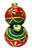 Bauble Stack - Red / Green / Gold Resin Premium SMALL 15cm