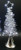 Christmas Tree - SILVER Wire with Lights SMALL 35cm