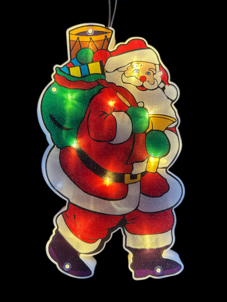 Christmas Window Light - SANTA 20cm