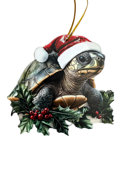 Turtle - Christmas Tree Ornament - 11cm