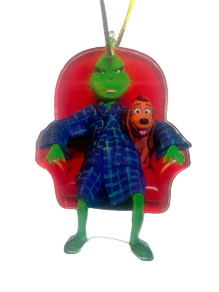 Grinch Christmas Ornament - 9-10cm - Armchair Grinch