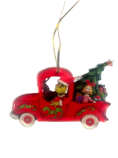 Grinch Christmas Ornament - 9-10cm - Grinch Ute