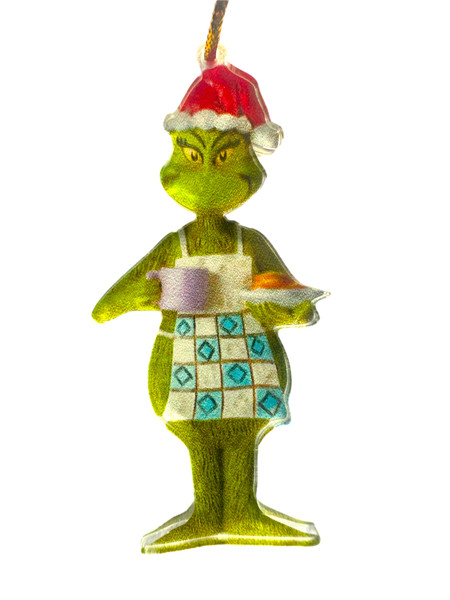 Grinch Christmas Ornament - 9-10cm - Chef