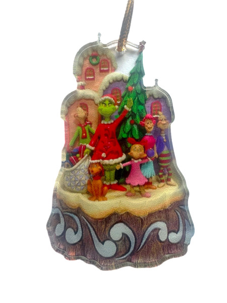Grinch Christmas Ornament - 9-10cm - Whoville