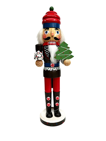 Nutcracker - Cupcake Hat Wooden Nutcracker 35cm