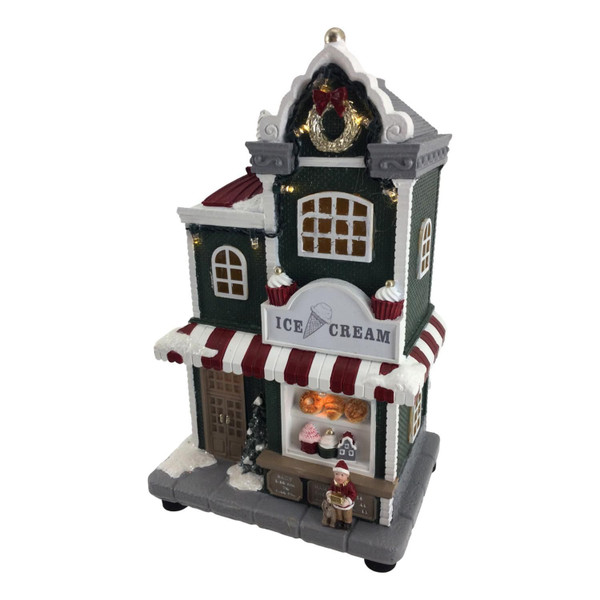 ICECREAM PARLOUR - Traditional European GREY LED 24cm