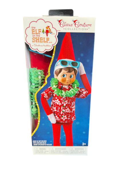 Elf on the Shelf Outfit - Hawaiian Shirt & Sunglasses