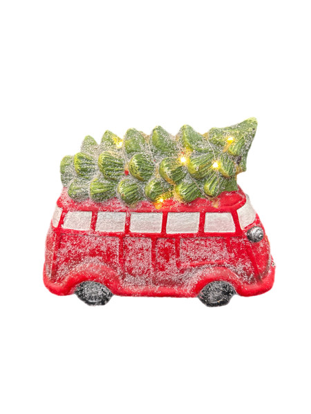 Combi Hauling a Tree with LED