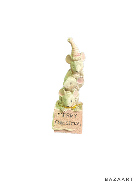 Merry Christmas Mouse Stack 15cm x 5cm