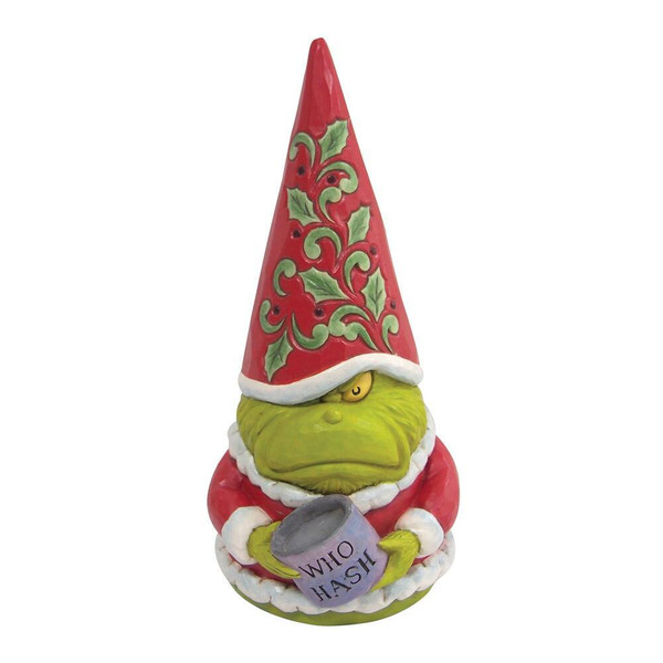 Jim Shore The Grinch Gnome With Who Hash - 20cm