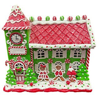 Gingerbread House - Santa's Library 24cm