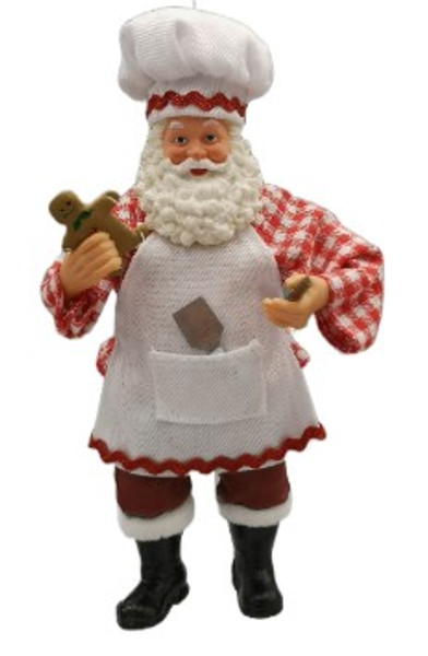 Mini Santa - Gingerbread 17cm