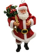 Mini Santa - Sack Over Shoulder 17cm