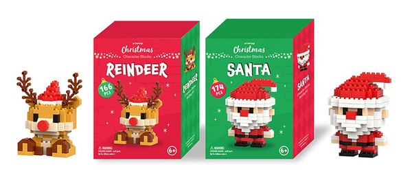 Christmas Character Blocks - Assorted