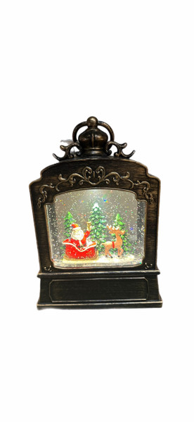 Lantern - Santa Sleigh w/ Reindeer 23cm