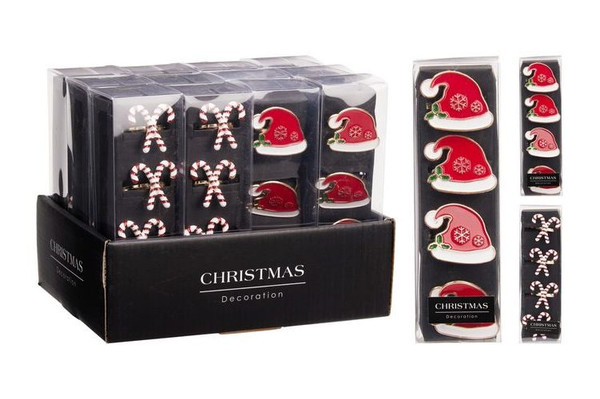 Napkin Rings Set Of 4 2Ass Xmas