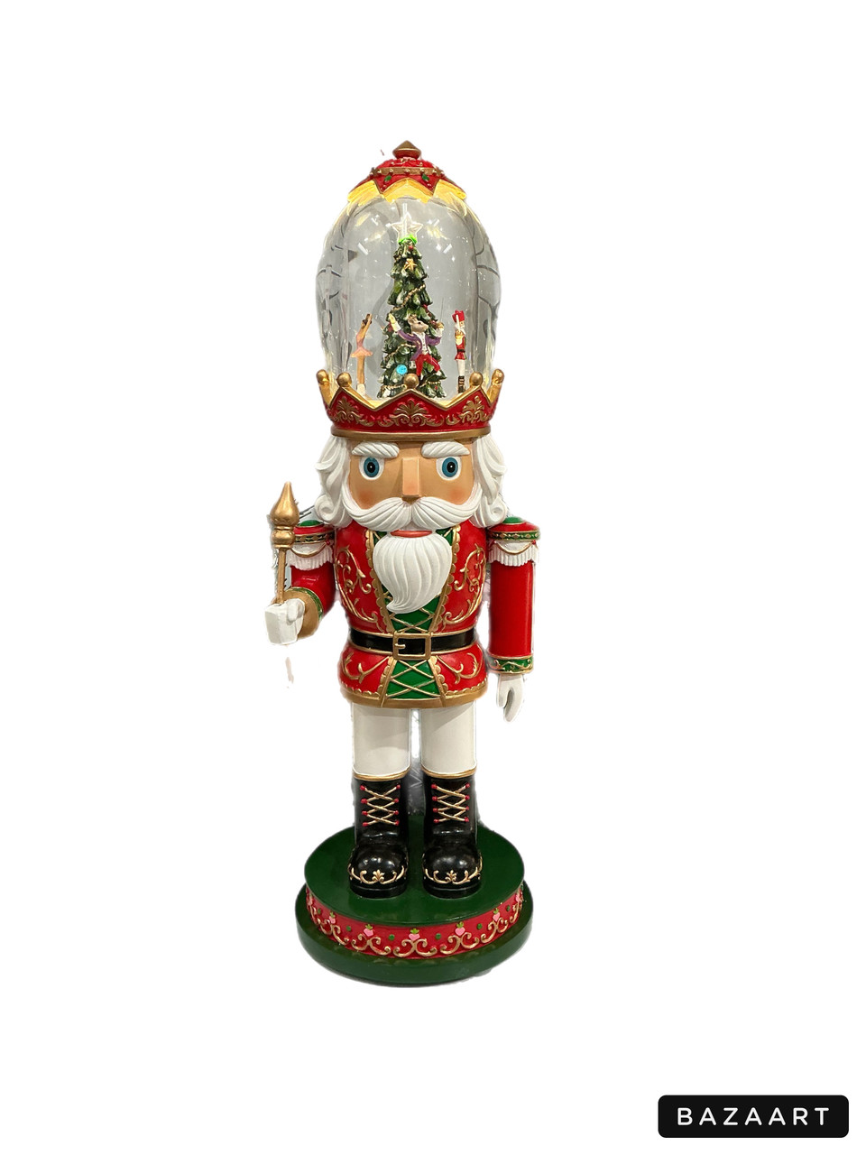 Light up Village - Nutcracker Moving Christmas Scene Lights Music 40cm img