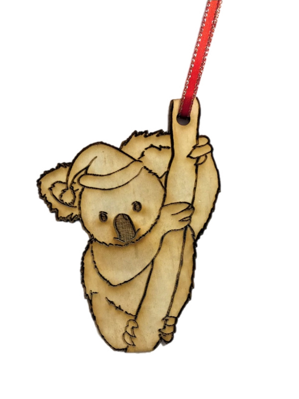 Koala - Wooden Tree Ornament - 9-11cm img