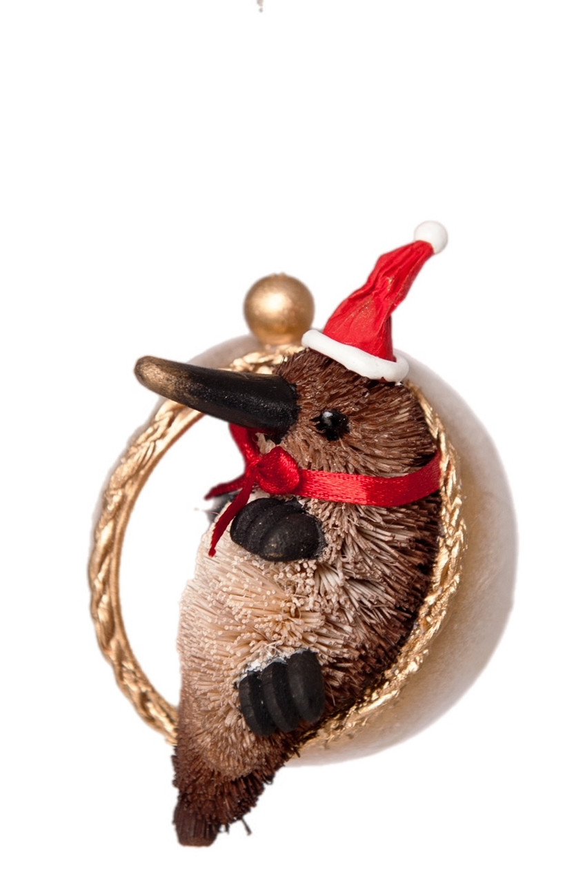 Platypus - Bristlebrush Christmas Bauble - 13cm img