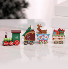 Advent - Green Mini Christmas Train 20cm img