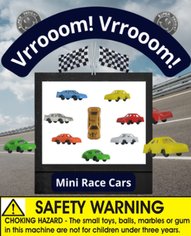 Mini Race Cars - Header Card Only