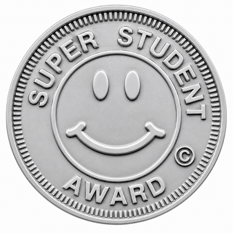 Tokens - 250 Silver Super Student Award - For Educational Settings Only
