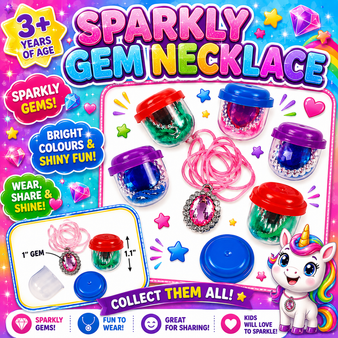Sparkly Gem Necklace  250/Pkg