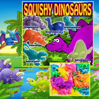 Squishy Dinosaurs - 250/bag.