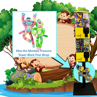 Max the Monkey - The perfect finishing touch to your Treasure Tower