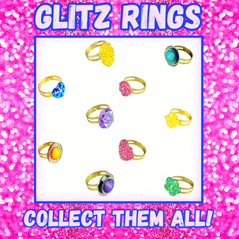 Glitz Rings - 250/Pkg