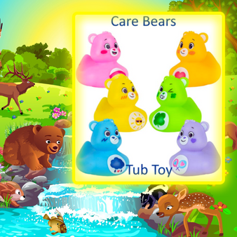 Tub Toy - Care Bears - 12/Pkg