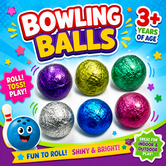 Balls - Bowling Bouncy 32 mm - 200/Pkg