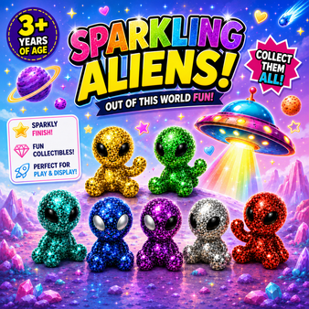 Sparkling Aliens - 250/pkg