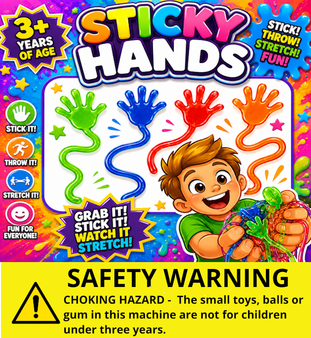 Sticky Hands - Header Card Only