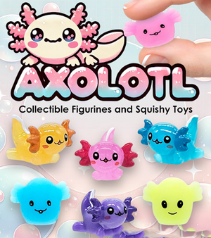 Axolotl Series 2 & Squishies - 250/Pkg