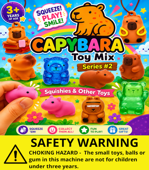 Capybara & Other Squishy Friends Series 2 -  Header Card Only