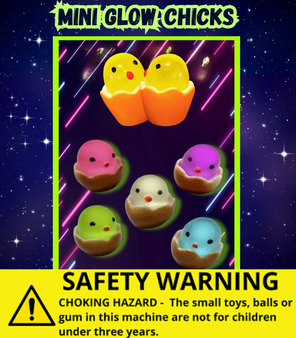 Mini Glow Chicks -  Header Card Only