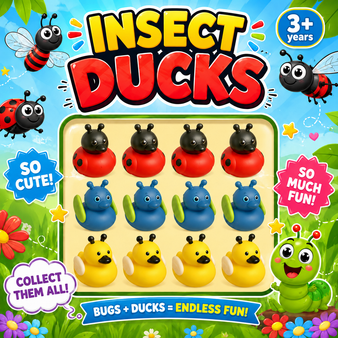 Ducks - Insect - 12/Pkg - 2 inch. This Tub Toy is for 3+ years.