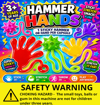 Sticky Hammers & Hands - Header Card Only