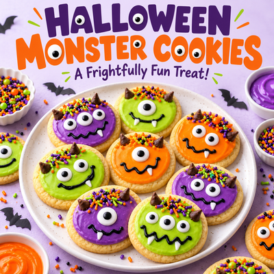 A Frightfully Fun Treat: Easy Halloween Monster Cookies - October 13, 2026