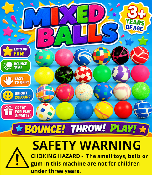 Balls - Mixed Bouncy - Header Card Only
