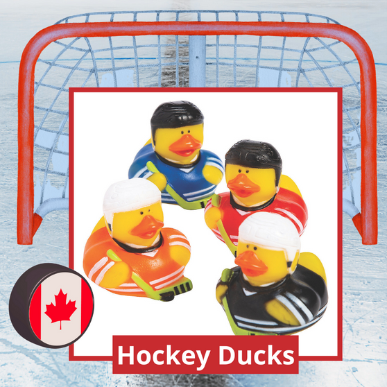 Ducks - Hockey Ducks - 12/Pkg - 2 inch