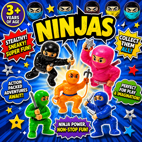 Ninjas - 250/Pkg