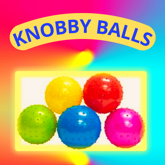 Balls - Knobby 3 inch 12/Pkg. These balls do NOT fit in your Treasure Tower.