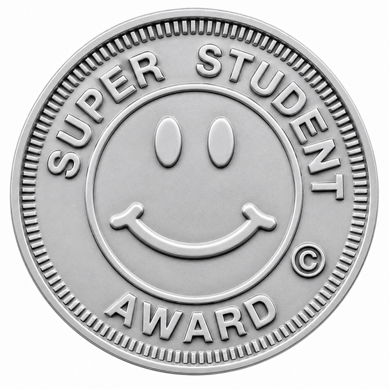 Tokens - 250 Silver Super Student Award - For Educational Settings Only