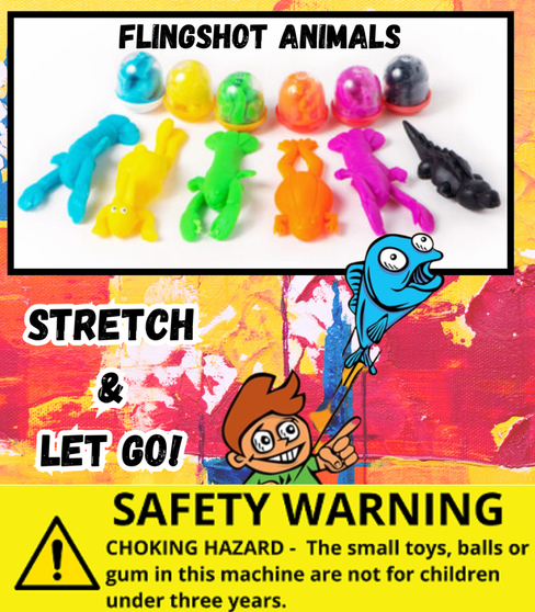 Flingshot Animals - 2 inch Toy -  Header Card