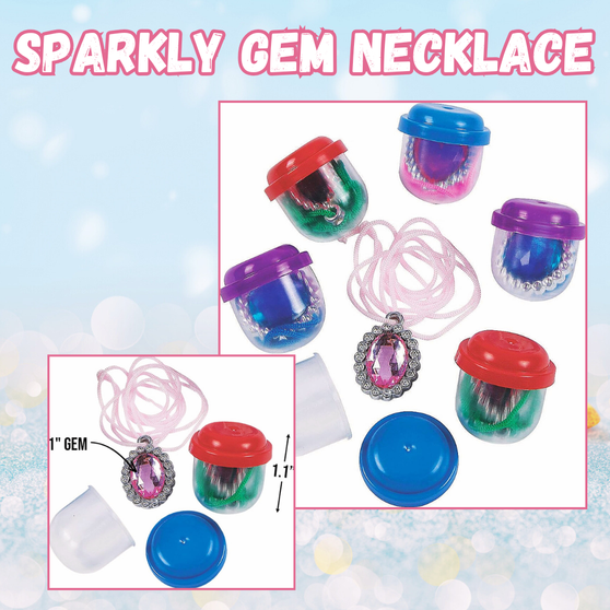 Sparkly Gem Necklace  250/Pkg