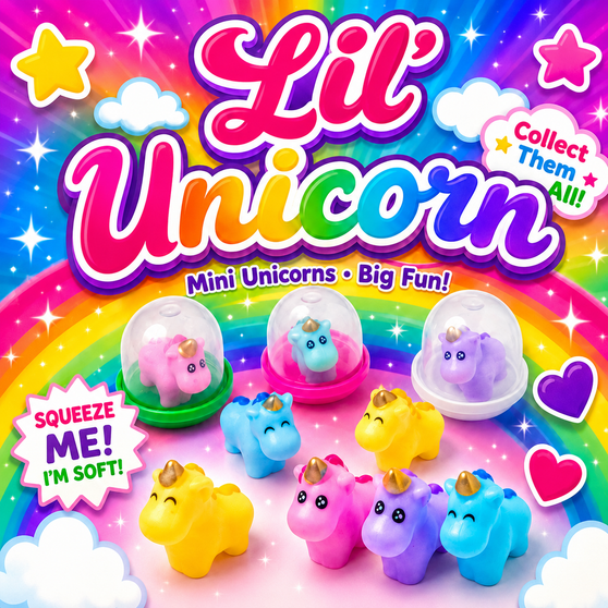 Lil Unicorns (Soft and Squishy) - 250/Pkg